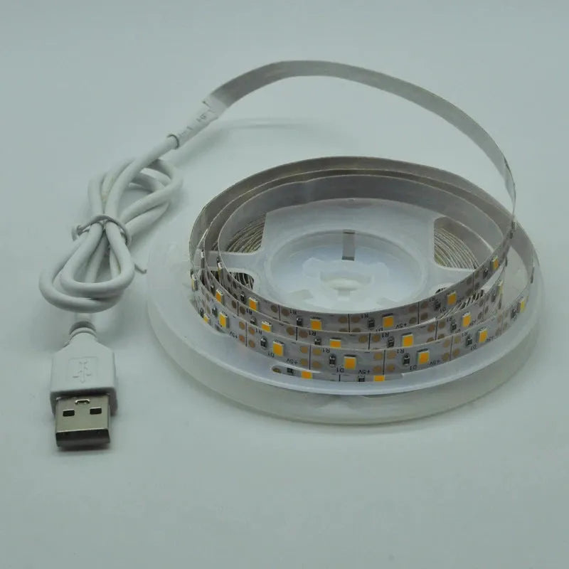 USB LED strip with 3-button controller, 60 SMD2835 LEDs per metre, for TV background lighting