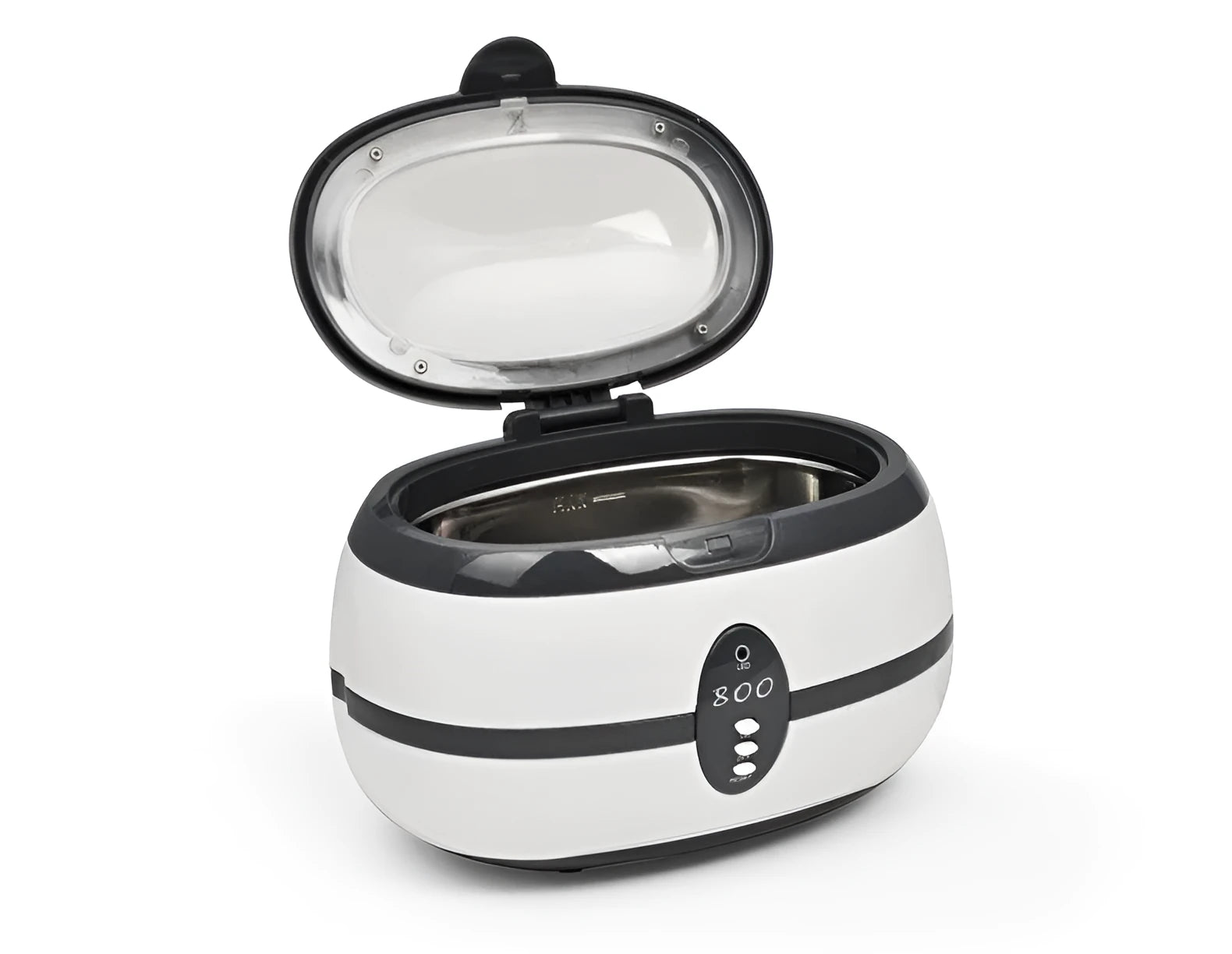 GTSONIC commercial ultrasonic glasses and jewellery washing machine with stainless steel chamber.