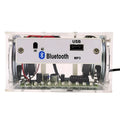 Bluetooth speaker DIY kit with electronic components and transparent acrylic housing shell