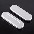 Rectangular tinplate cosmetic box with frosted finish for pen and pencil storage