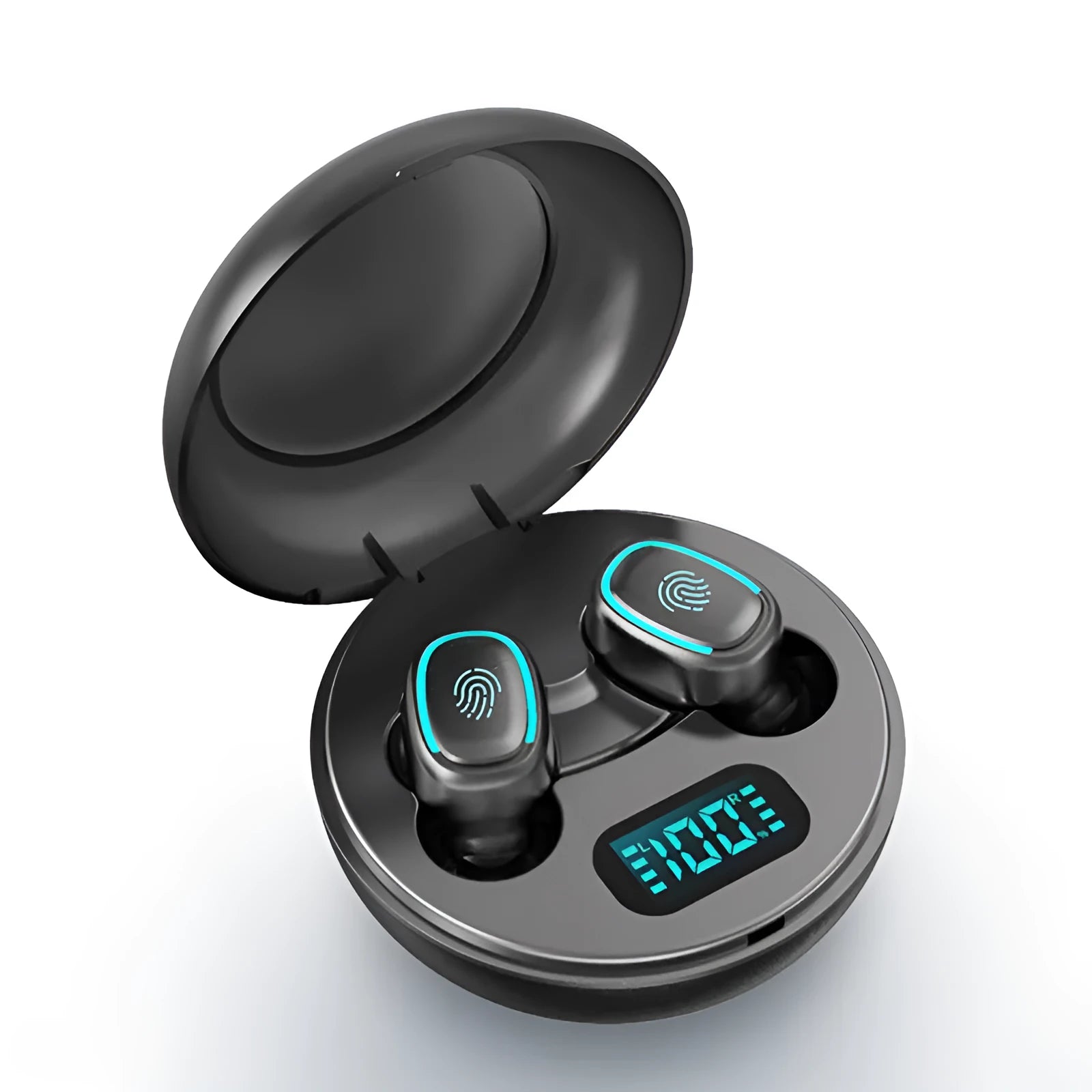 True wireless stereo Bluetooth headset with private mould earplug design in white, black, or red colour options