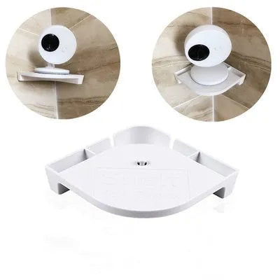 White wireless baby monitor with 3.5 inch screen showing night vision camera footage and temperature display