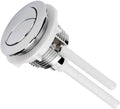 38mm round white double flush button for one-piece toilet tank made from ABS plastic