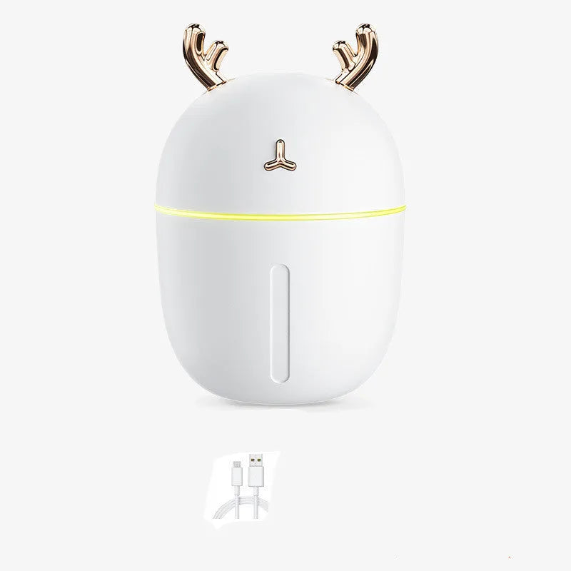 USB portable humidifier cute pet style 84x84x127mm 300ml tank 2W available in blue pink white