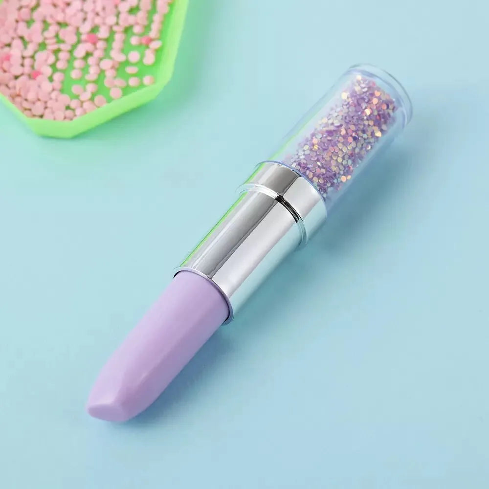 Diamond painting point drill pen in pink purple green colours for manual 5D diamond placement