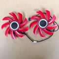 XFX RX 560D RX 470 RX 570 graphics card replacement cooling fan with black or red colour option