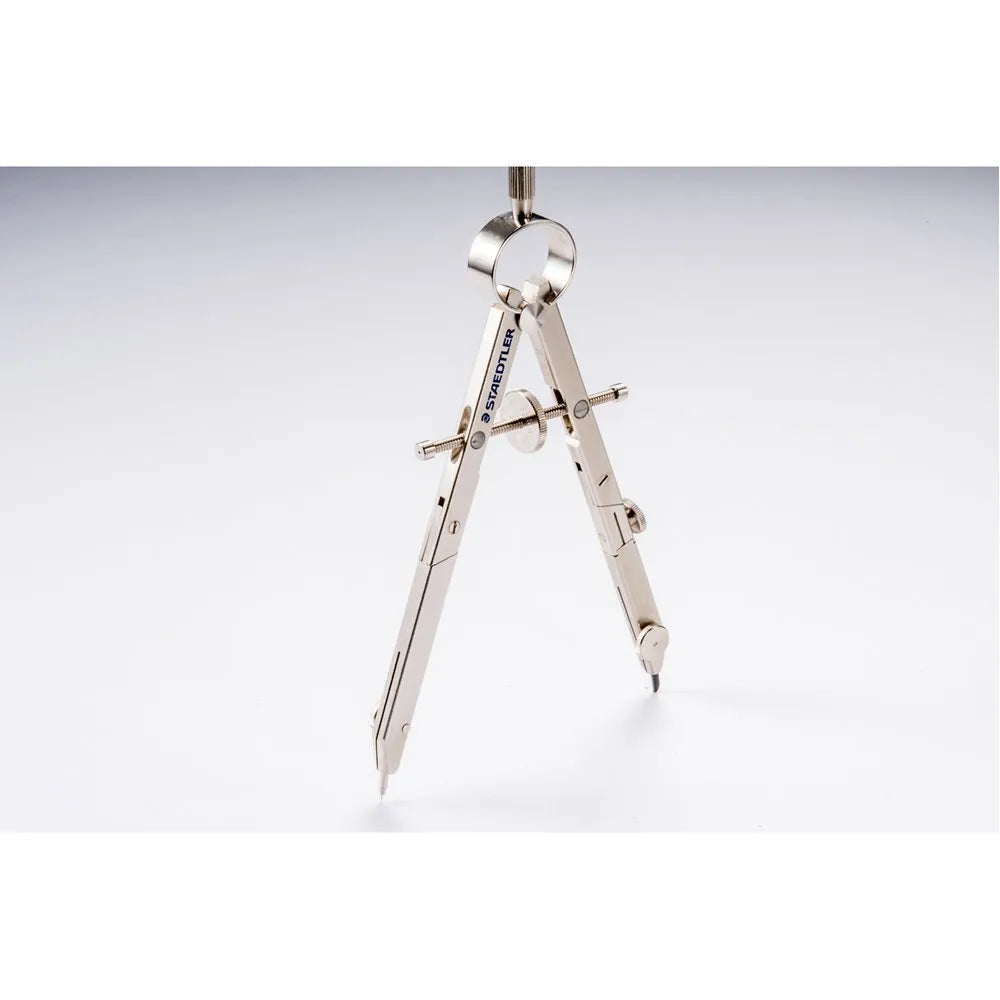 STAEDTLER 551 01 steel telescopic drawing compass for precision circles.