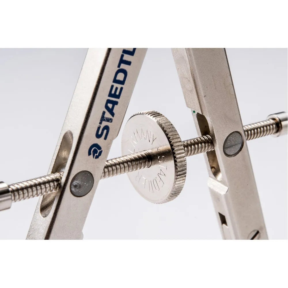 STAEDTLER 551 01 steel telescopic drawing compass for precision circles.