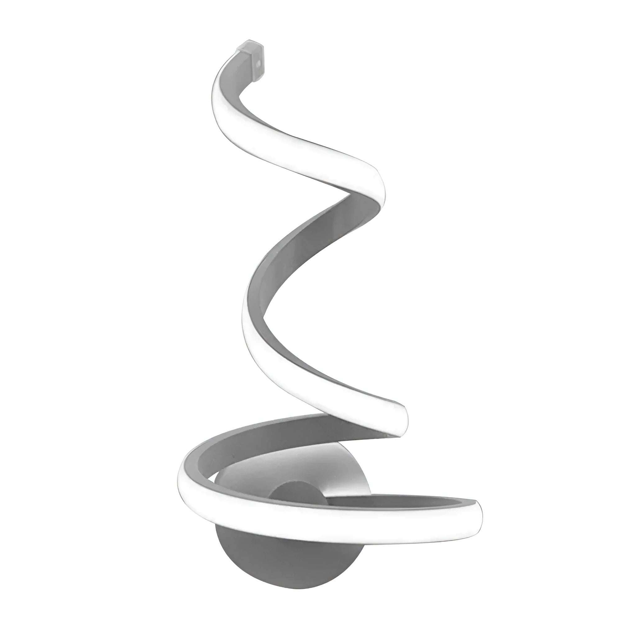 Modern aluminium wall lamp with snake design decorative lighting in contemporary style