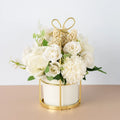Small simulation potted plant fake flower ornament for living room and tea table decoration
