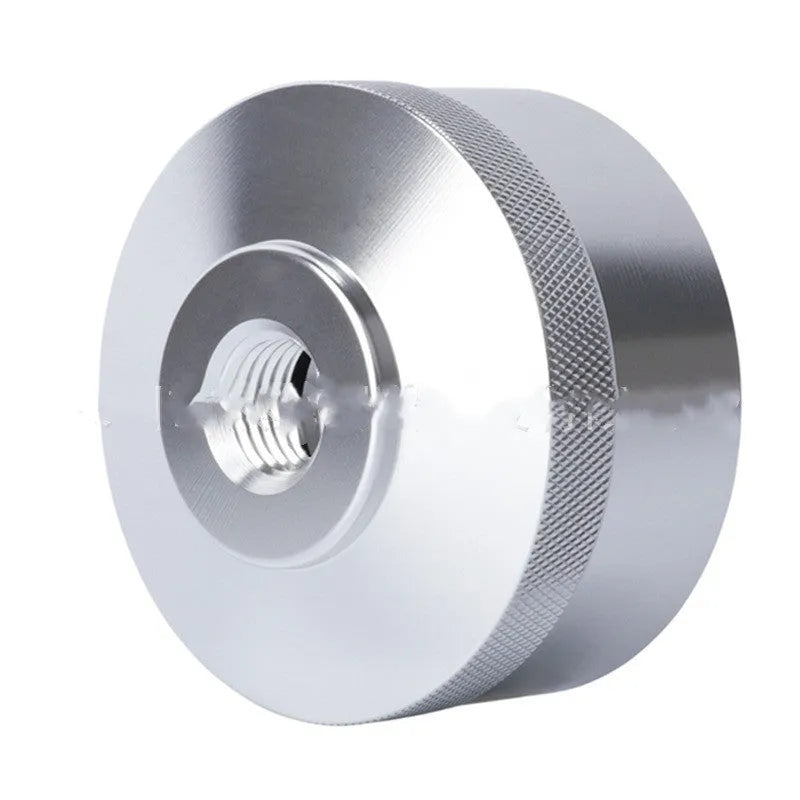 Red and silver aluminium alloy engine steam cap for Yamaha models with anti-corrosion modification.