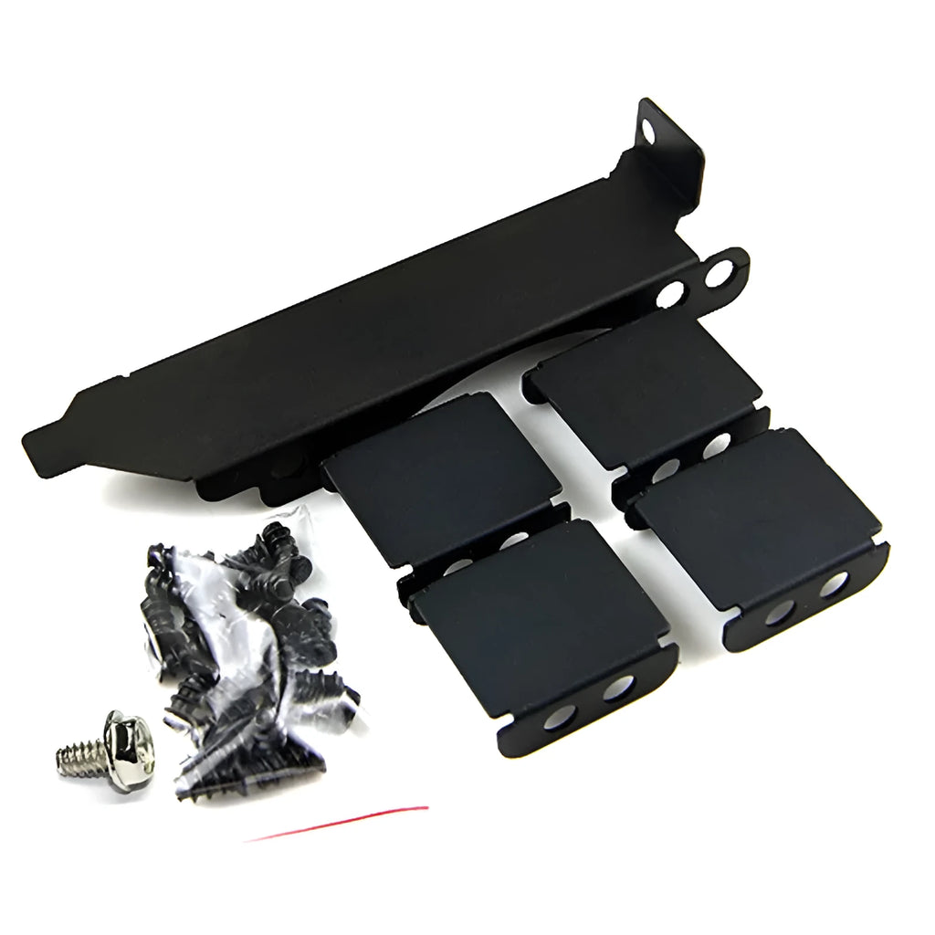 Graphics card cooling fan bracket for mounting 8cm or 9cm case fans to improve GPU temperatures