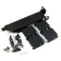 Graphics card cooling fan bracket for mounting 8cm or 9cm case fans to improve GPU temperatures