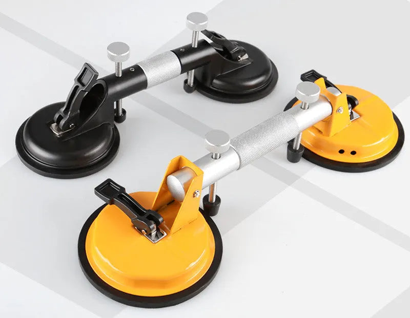 Fixed single claw heavy aluminium alloy tile vacuum lifter with suction cup for handling floor tiles