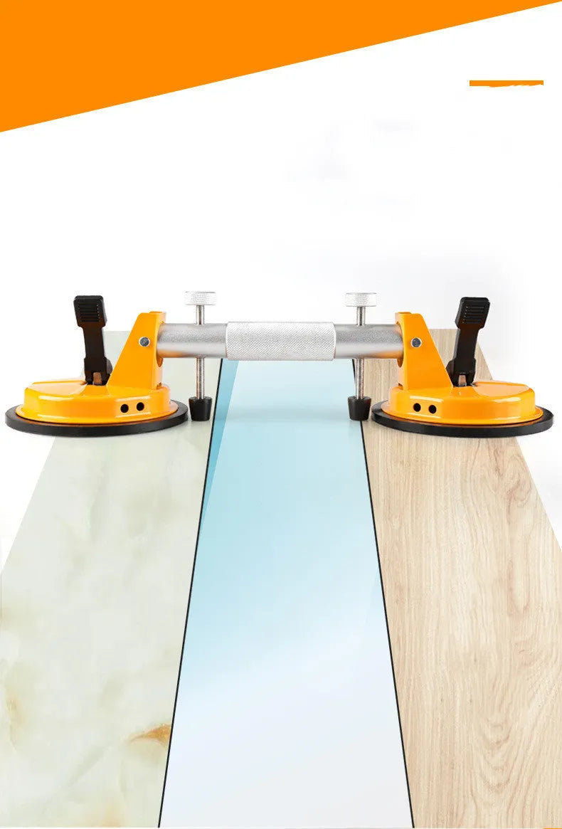 Fixed single claw heavy aluminium alloy tile vacuum lifter with suction cup for handling floor tiles