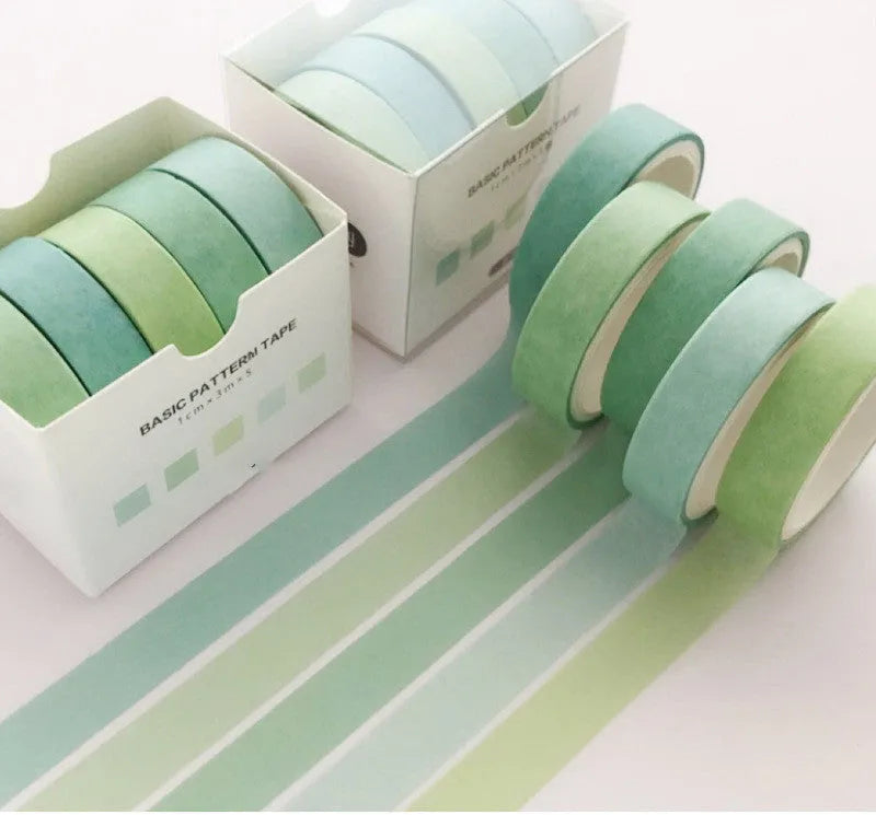 Cane paper gift box set with salt pocket sticker in multiple pattern styles