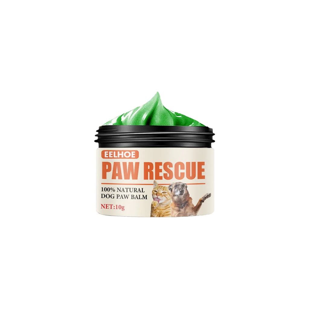 30g can of pet paw care cream with natural oils for dog pad protection