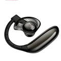 Emini UFO Bluetooth headset hanging ear type single ear wireless in Gun Black with battery display