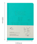 A5 size butterfly-themed hardcover notebook showing colour pages and bronzing design detail.