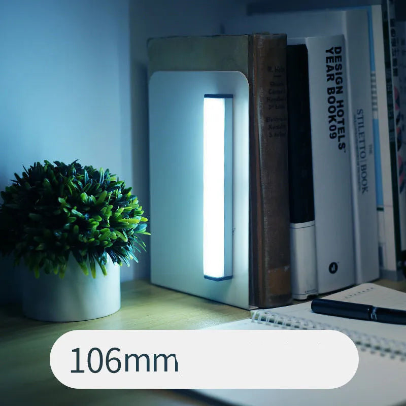 Wireless rechargeable LED strip light with hand-scanning sensor for cabinet installation