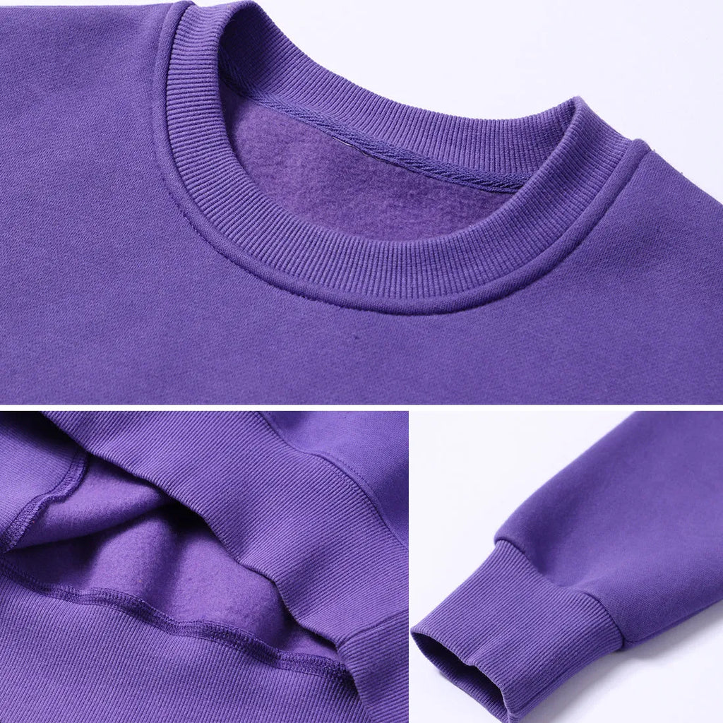 Man wearing Avatar The Last Airbender fleece sweatshirt round neck long sleeve multiple colours
