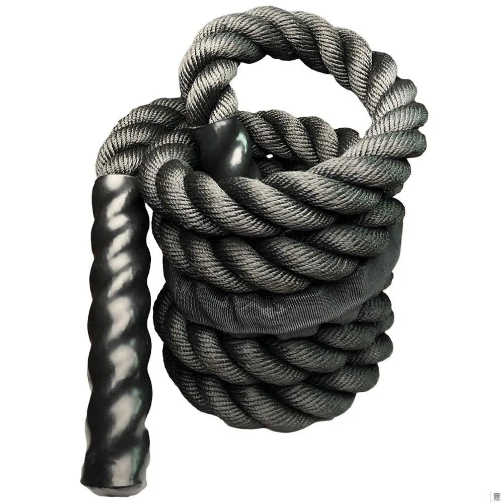25mm heavy battle rope for Crossfit training, available in 2.8m or 3.0m lengths