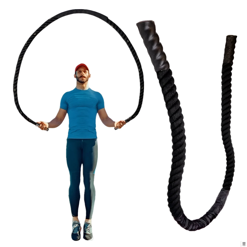 25mm heavy battle rope for Crossfit training, available in 2.8m or 3.0m lengths