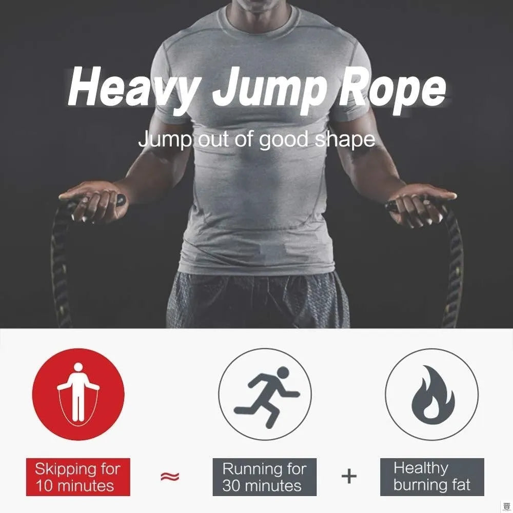 25mm heavy battle rope for Crossfit training, available in 2.8m or 3.0m lengths
