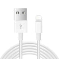 White 20W USB-C fast charger and 1 metre cable for iPhone and iPad.