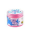 Soft rubber car cleaning gel putty in red, yellow, blue, or green, 160g or 200g, for interior dust removal