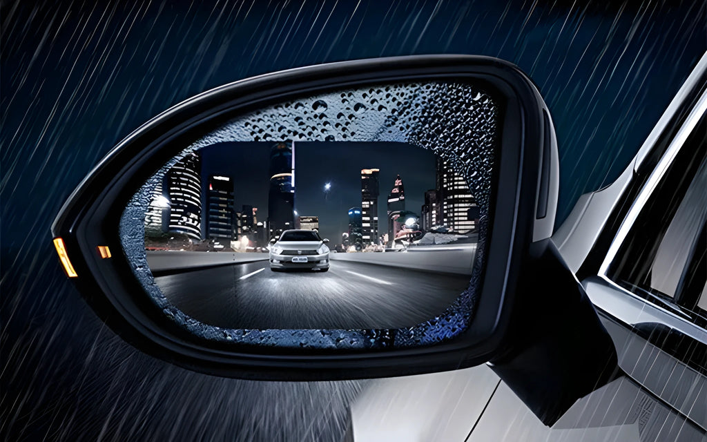 Two pieces of Che Youmeng car rearview mirror rainproof film, PET, 100mm x 145mm, waterproof and anti-fog, for GM vehicles