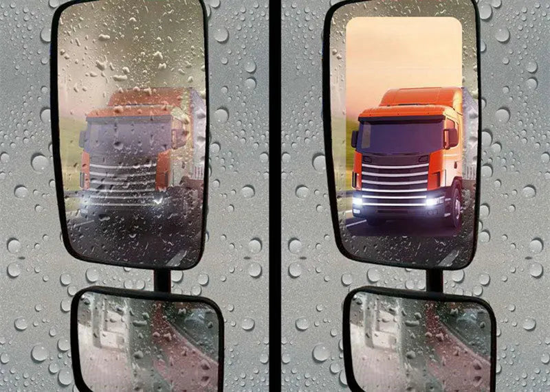 Two pieces of Che Youmeng car rearview mirror rainproof film, PET, 100mm x 145mm, waterproof and anti-fog, for GM vehicles