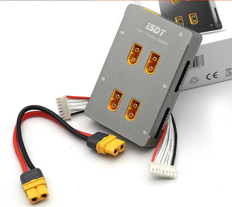 Grey Astor parallel charging board for RC aircraft battery accessories