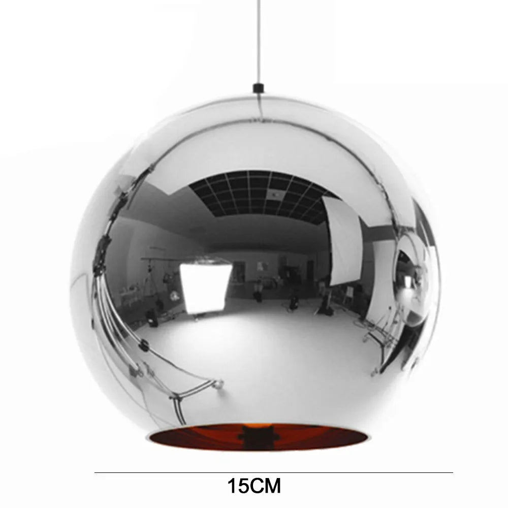 Electroplated glass fishing line chandelier with adjustable suspension in bronze, gold, or silver finish options