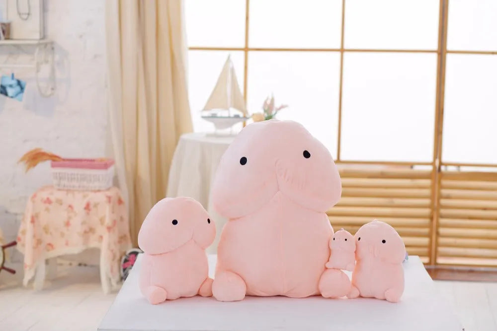 Pray For Xiao Ding spoof squeaking plush doll in super soft short plush, 10cm to 50cm size options