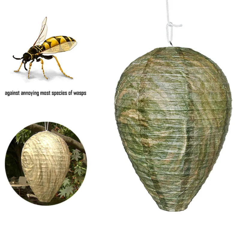 22x28cm beehive lantern with hexagonal honeycomb paper and wire construction