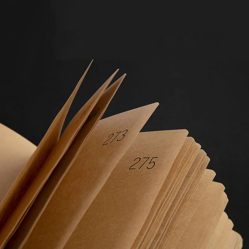 Hardcover A5 diary notebook with lock, shown in beige camel and ya black colour options.