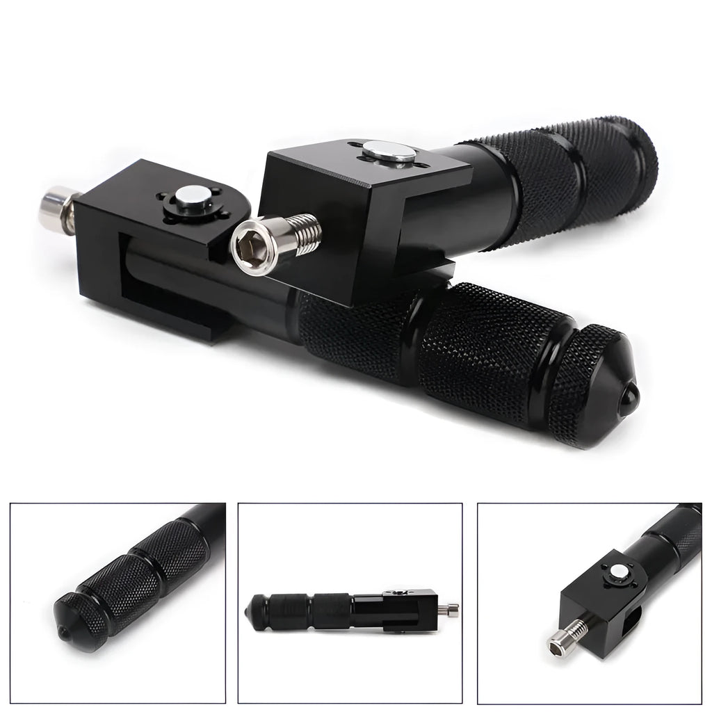 2pcs universal motorcycle passenger footpegs anti-slip rear pedal black by SEPPEDPARK