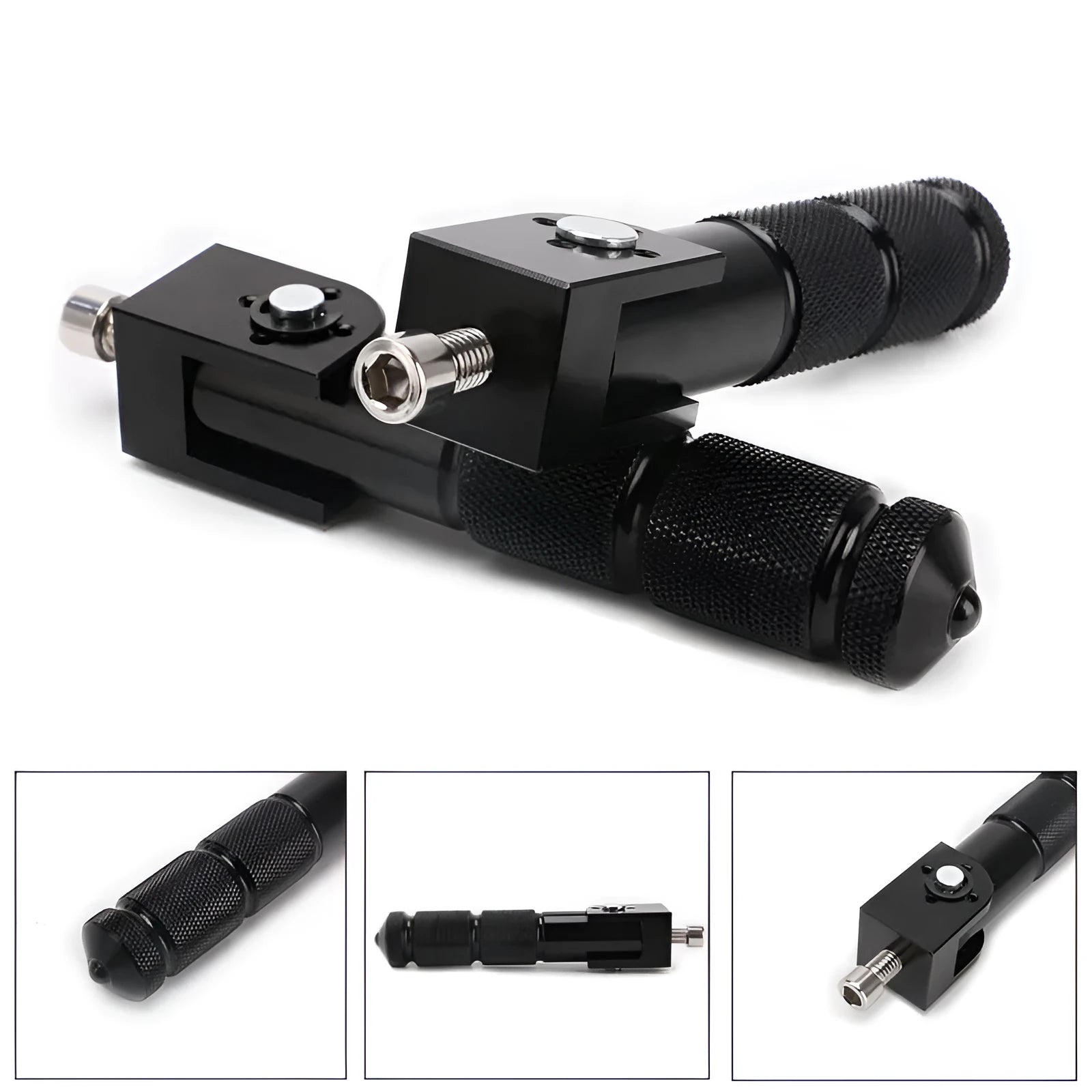 2pcs universal motorcycle passenger footpegs anti-slip rear pedal black by SEPPEDPARK