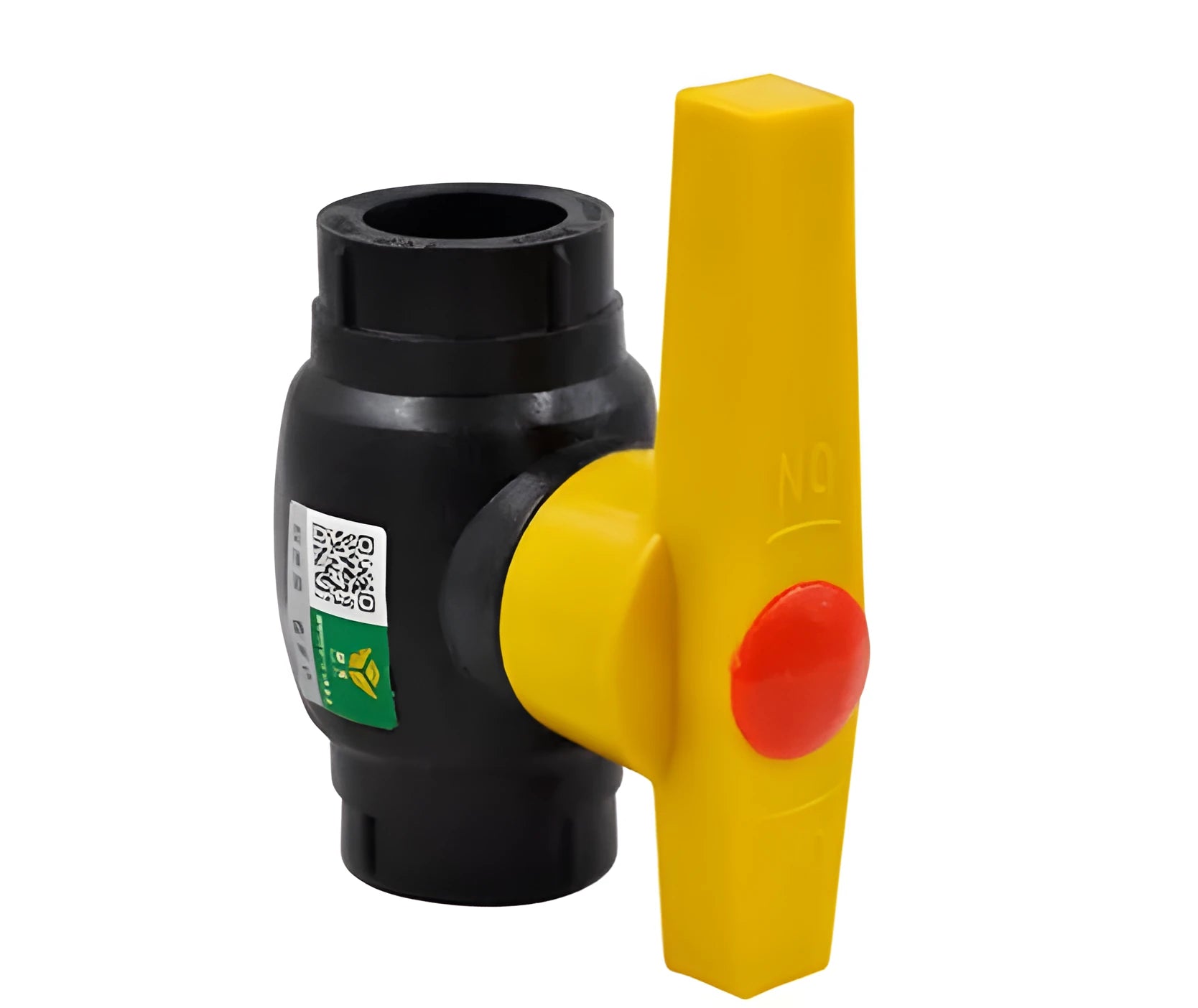 All-plastic PVC ball valve globe valve with steel core reinforcement and 20mm female thread ports