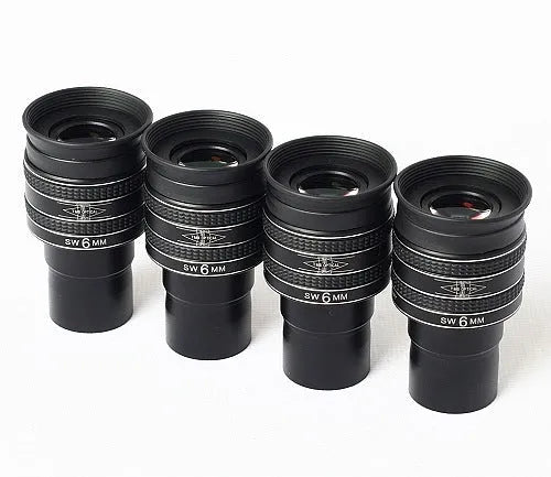 TMB 58 degree wide-angle planetary eyepiece for astronomical telescope, black body