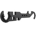 Black all-steel combination wrench for AR-15 and M4 firearm maintenance