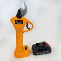 Electric gardening shears with lithium batteries for cutting fruit tree branches up to 35mm thick