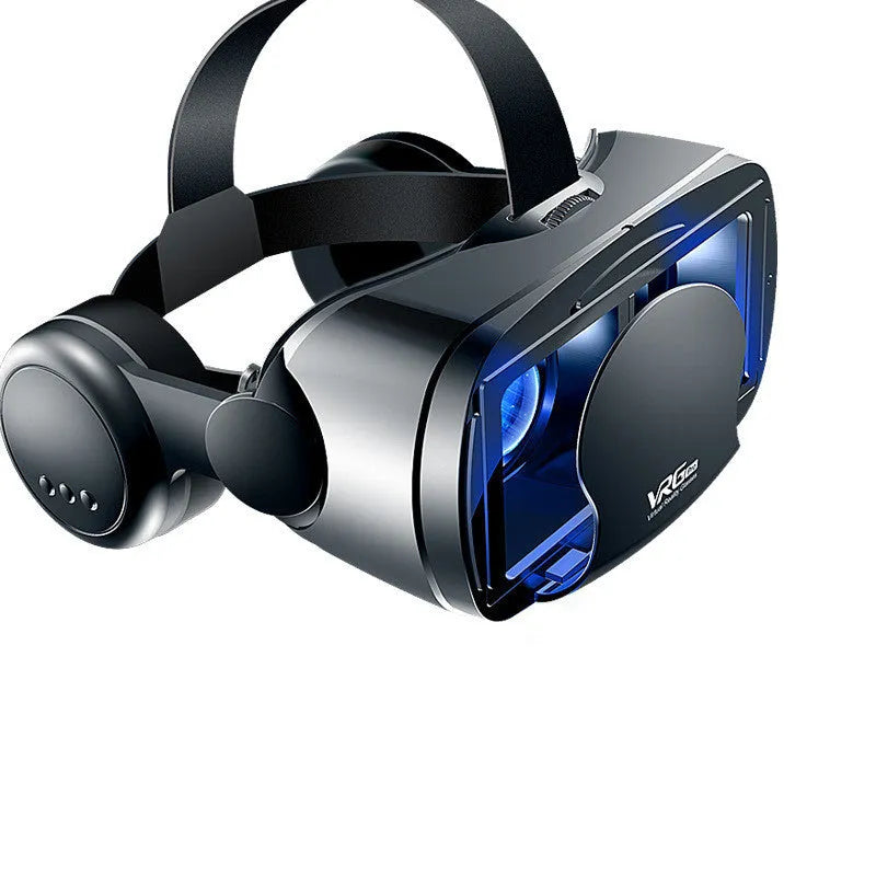 VRGPRO+ all-in-one mobile phone 3D cinema VR glasses with blue lens and ABS head-mounted design