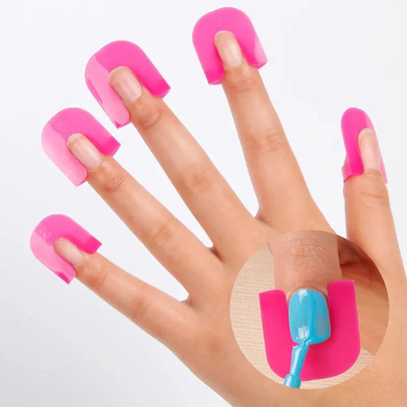 26-piece nail art overflow clip set, 33g, 15 x 8.7 x 2.3 cm, colour box or simple bag