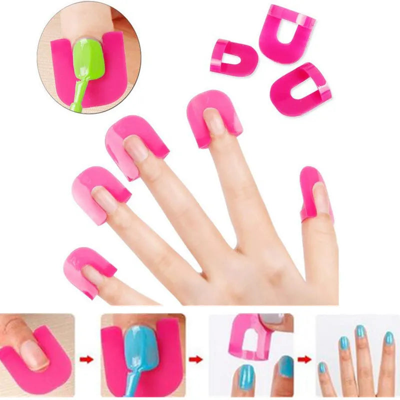 26-piece nail art overflow clip set, 33g, 15 x 8.7 x 2.3 cm, colour box or simple bag