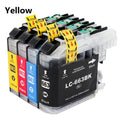 Brother LC663BK LC665 663 ink cartridge set with black 20ml and colour 10ml cartridges for MFC-J2320