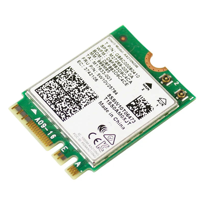 EDUP AX210 green circuit board Wi-Fi 6E internal network card for laptop installation