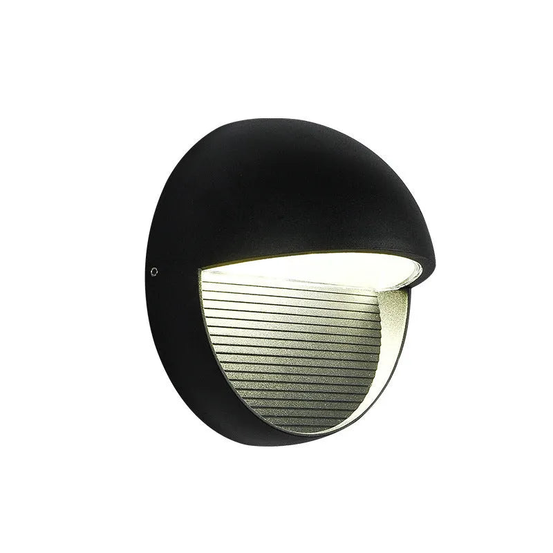 Outdoor waterproof aluminium wall lamp 12W 170x95mm with 120 degree beam angle