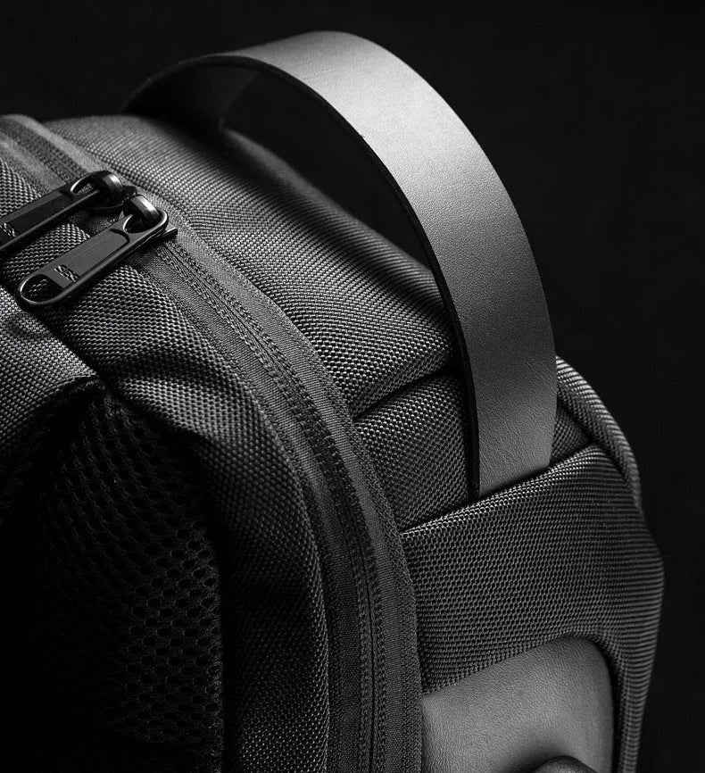 Men's medium canvas chest shoulder bag in five colour options showing zipper and internal pockets